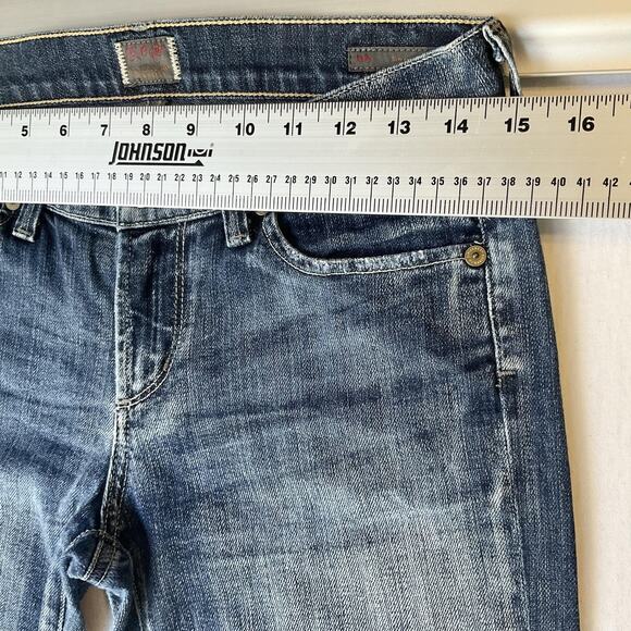 Citizens Of Humanity Women Jeans 27 Blue Denim 29" Inseam Low Rise Boot Cut - Picture 4 of 11